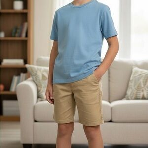 002 SHRTS: Approved Khaki shorts size 10